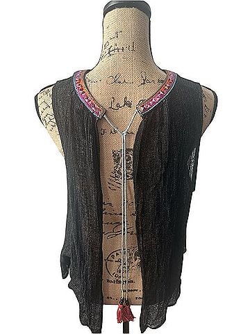 Anthropologie Eri & Ali Sheer Tank Top (view 2)