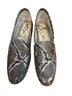 Sam Edelman 100% Leather Snake Print Brown Tan Gold Flats Size 6 1/2 - photo 1