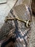 Sam Edelman 100% Leather Snake Print Brown Tan Gold Flats Size 6 1/2 - photo 3