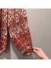 Sundance 100% Silk Print Pink Blouse Size S - photo 4
