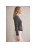 Theory 100% Wool Chevron-herringbone Black Gray Pullover Sweater Size M - photo 12