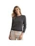 Theory 100% Wool Chevron-herringbone Black Gray Pullover Sweater Size M - photo 4