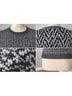 Theory 100% Wool Chevron-herringbone Black Gray Pullover Sweater Size M - photo 9
