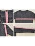 Theory 100% Wool Chevron-herringbone Black Gray Pullover Sweater Size M - photo 10
