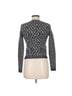 Theory 100% Wool Chevron-herringbone Black Gray Pullover Sweater Size M - photo 2