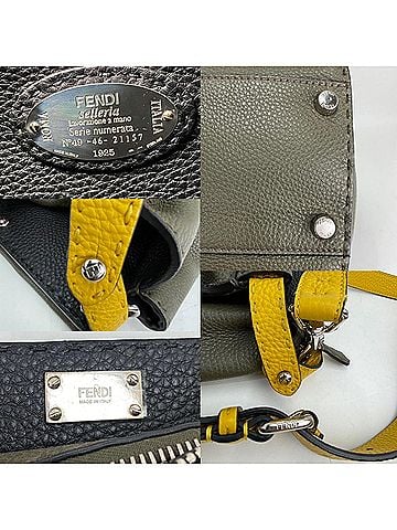 Fendi Fendi Selleria large Peekaboo Iconic Essential Messenger Bag (view 2)
