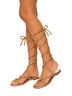 Cape Robbin Gold Sandals Size 8 - photo 1