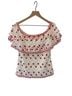 Alexis Floral White Red Blouse Size M - photo 1