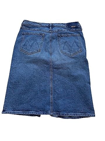 Mother the ditcher midi skirt  Denim Skirt (view 2)