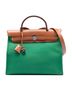 Hermès 100% Canvas Green Toile Herbag Zip 31 One size - photo 1