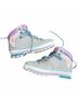 Timberland 100% Leather Gray Purple Boots Size 10 - photo 4