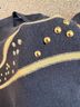 Sonia Rykiel Blue Gold Silver Pullover Sweater Size M - photo 4