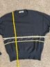 Sonia Rykiel Blue Gold Silver Pullover Sweater Size M - photo 5