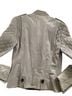 Barbara Bui 100% Calf Leather Gray Leather Jacket Size S - photo 2