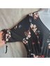 Torrid Floral Pink Black Casual Dress Size 1X - photo 11