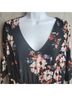 Torrid Floral Pink Black Casual Dress Size 1X - photo 6
