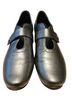 Ziera 100% Leather Solid Silver Gray Heels Size 9 1/2 - photo 1