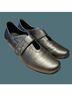 Ziera 100% Leather Solid Silver Gray Heels Size 9 1/2 - photo 5