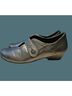Ziera 100% Leather Solid Silver Gray Heels Size 9 1/2 - photo 9