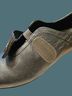 Ziera 100% Leather Solid Silver Gray Heels Size 9 1/2 - photo 14