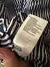 Reiss 100% Viscose 100% Viscose Print Blue White Long Sleeve Blouse Size 4 - photo 5