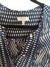 Reiss 100% Viscose 100% Viscose Print Blue White Long Sleeve Blouse Size 4 - photo 2