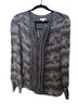 Reiss 100% Viscose 100% Viscose Print Blue White Long Sleeve Blouse Size 4 - photo 1