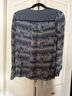Reiss 100% Viscose 100% Viscose Print Blue White Long Sleeve Blouse Size 4 - photo 3