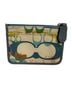 Coach Print Multi Color Blue Orange Card Holder  One size - photo 2