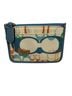 Coach Print Multi Color Blue Orange Card Holder  One size - photo 1