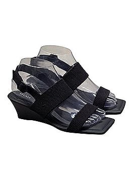 Vivaia Vivaia Square Toe Wedge Sandals (view 1)