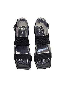Vivaia Vivaia Square Toe Wedge Sandals (view 2)