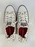Converse Print White Blue Sneakers Size 9 - photo 5