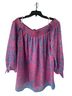 Lilly Pulitzer 100% Polyester Floral Multi Color Short Sleeve Blouse Size XL - photo 2