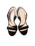 Pura Lopez 100% Suede Solid Black Heels Size EU 39 - photo 2