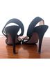 Pura Lopez 100% Suede Solid Black Heels Size EU 39 - photo 6