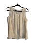 Talbots Print Silver Ivory Tank Top Size 10 - photo 1