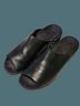 Mephisto 100% Leather Solid Black Sandals Size 9 - photo 6