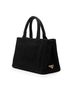 Prada 100% Canvas Black Small Canvas Canapa Logo Satchel One size - photo 3