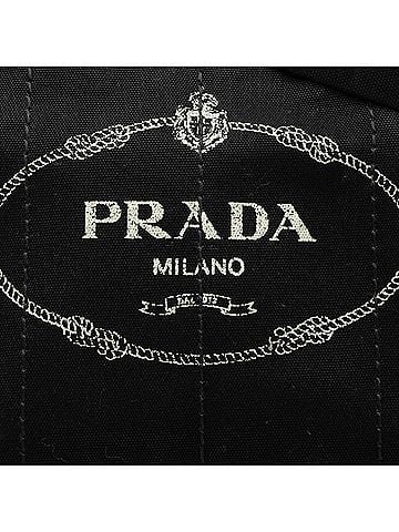 Prada Small Canvas Canapa Logo Satchel (view 2)