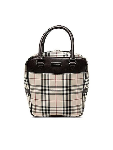 Burberry House Check Canvas Handbag (view 1)