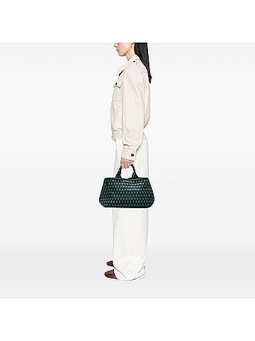 Prada Tessuto Broccato Canapa Tote (view 2)