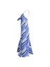 Ralph Lauren 100% Cotton Blue  Ralph Lauren Striped Flared Midi Dress in Blue Cotton Size 4 - photo 2