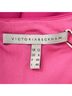 Victoria Beckham 100% Silk Pink  Victoria Beckham V-Neck Maxi Gown Dress in Pink Silk Size 10 - photo 4