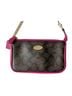 Coach Solid Brown Pink Leather Wristlet One size - photo 2
