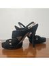 Stuart Weitzman 100% Suede Solid Black Heels Size 9 - photo 14