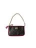 Coach Solid Brown Pink Leather Wristlet One size - photo 1