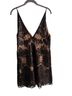 Free People 88% Polyester 12% Nylon 100% Polyester Floral Black Cocktail Dress Size 10 - photo 2
