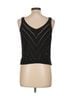 Shein 100% Cotton Chevron-herringbone Black Sleeveless Top Size 8 - photo 2