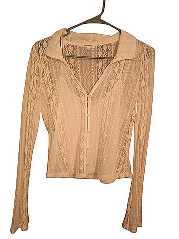 No Comment Long Sleeve Blouse (view 1)
